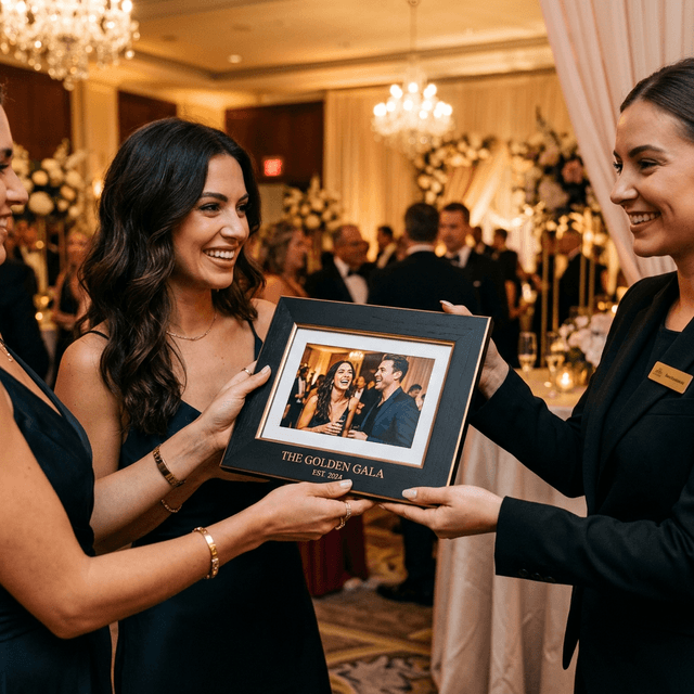 On the spot photo frame
