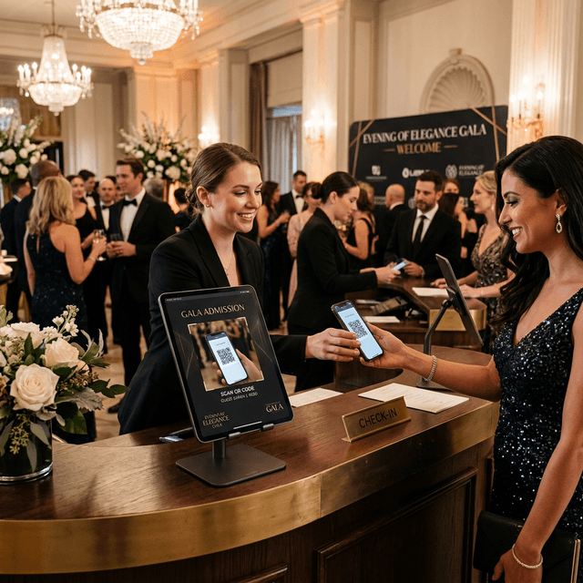 Website & QR Based Check-in System